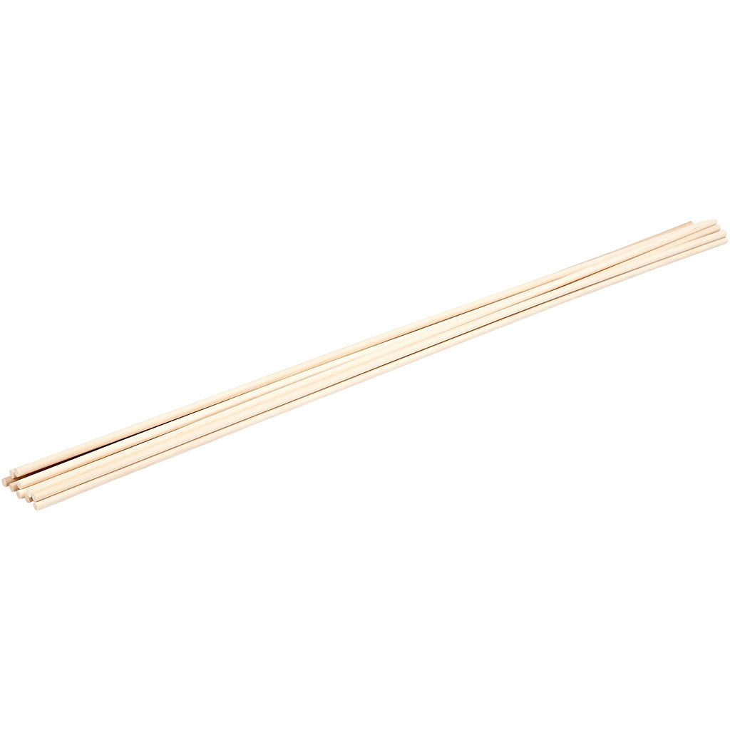 Stick, L: 60 cm, dia. 6 mm, 10 pc