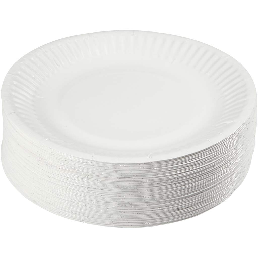 Paper Plates, dia. 15 cm, 100 pc