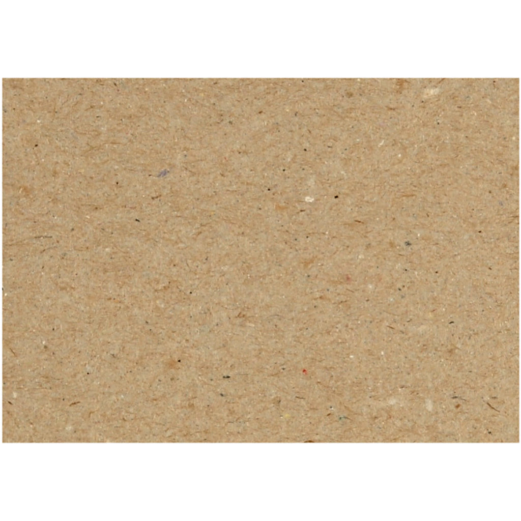Recycled Cardboard, sheet 46x32 cm, 225 g, grey brown, 125 sheet