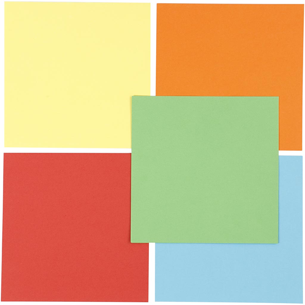 Origami Paper, size 15x15 cm, 80 g, 5x10 sheet