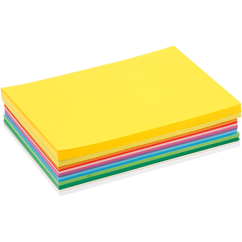 Spring Cardboard, A5, sheet 148x210 mm, 180 g, assorted colours, 60 ass sheets