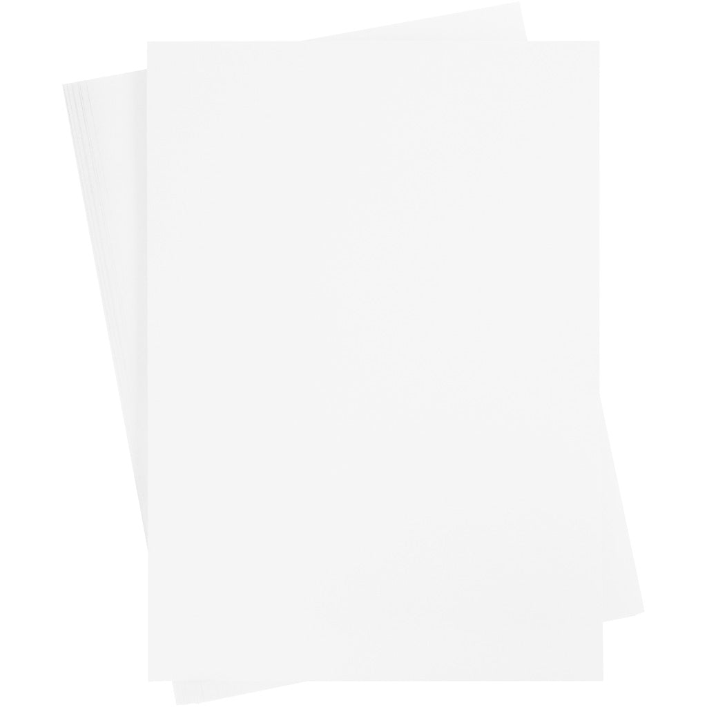 Card, A2, sheet 420x594 mm, 180 g, white, 10 sheet