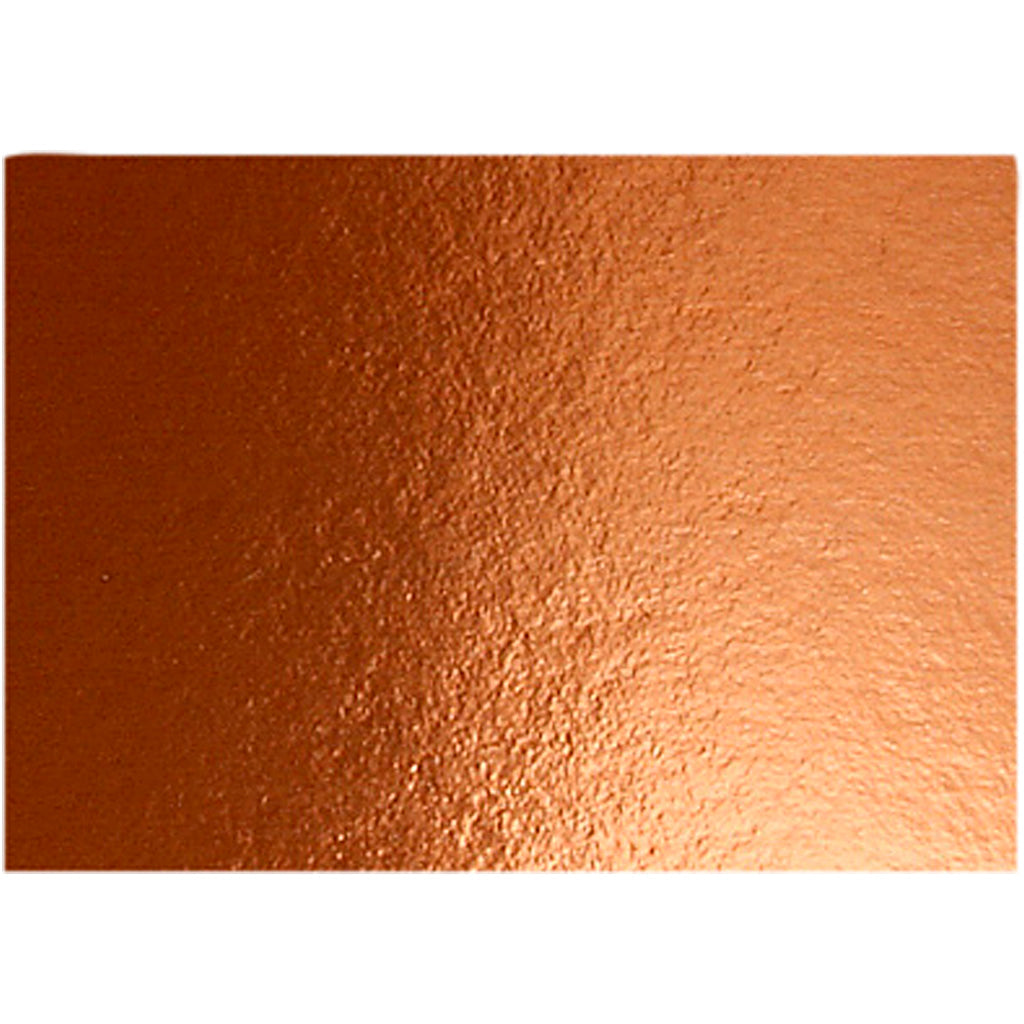 Metallic Foil Card, A4, sheet 210x297 mm, 280 g, copper, 10 sheet