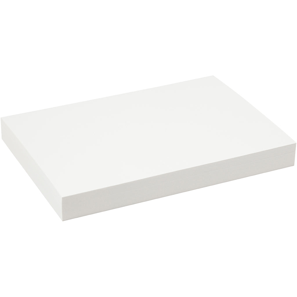 Watercolour Paper, A4, sheet 210x297 mm, 200 g, white, 100 sheet