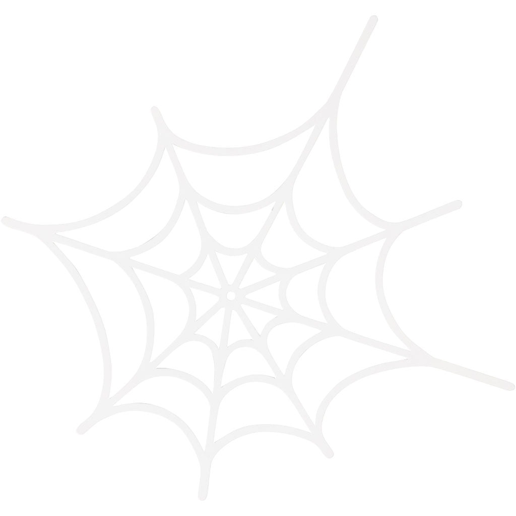 Spider Web, size 19x21 cm, 230 g, white, 16 pc