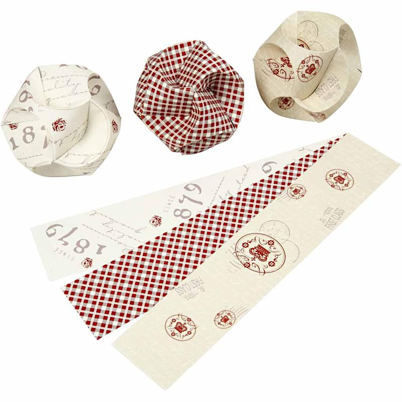 Click Ornaments, dia. 9 cm, size 5,5x28,4 cm, 9 set