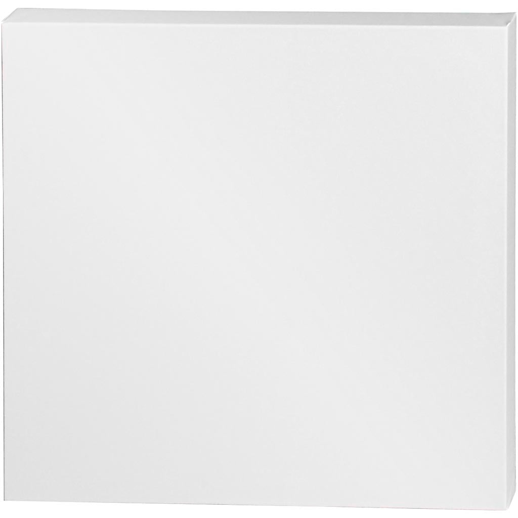 Canvas, D. 3,7 cm, size 50x50 cm, 360 g, white, 5 pc