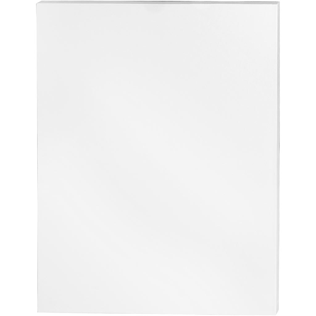 Canvas, D. 3,7 cm, size 70x90 cm, 360 g, white, 5 pc