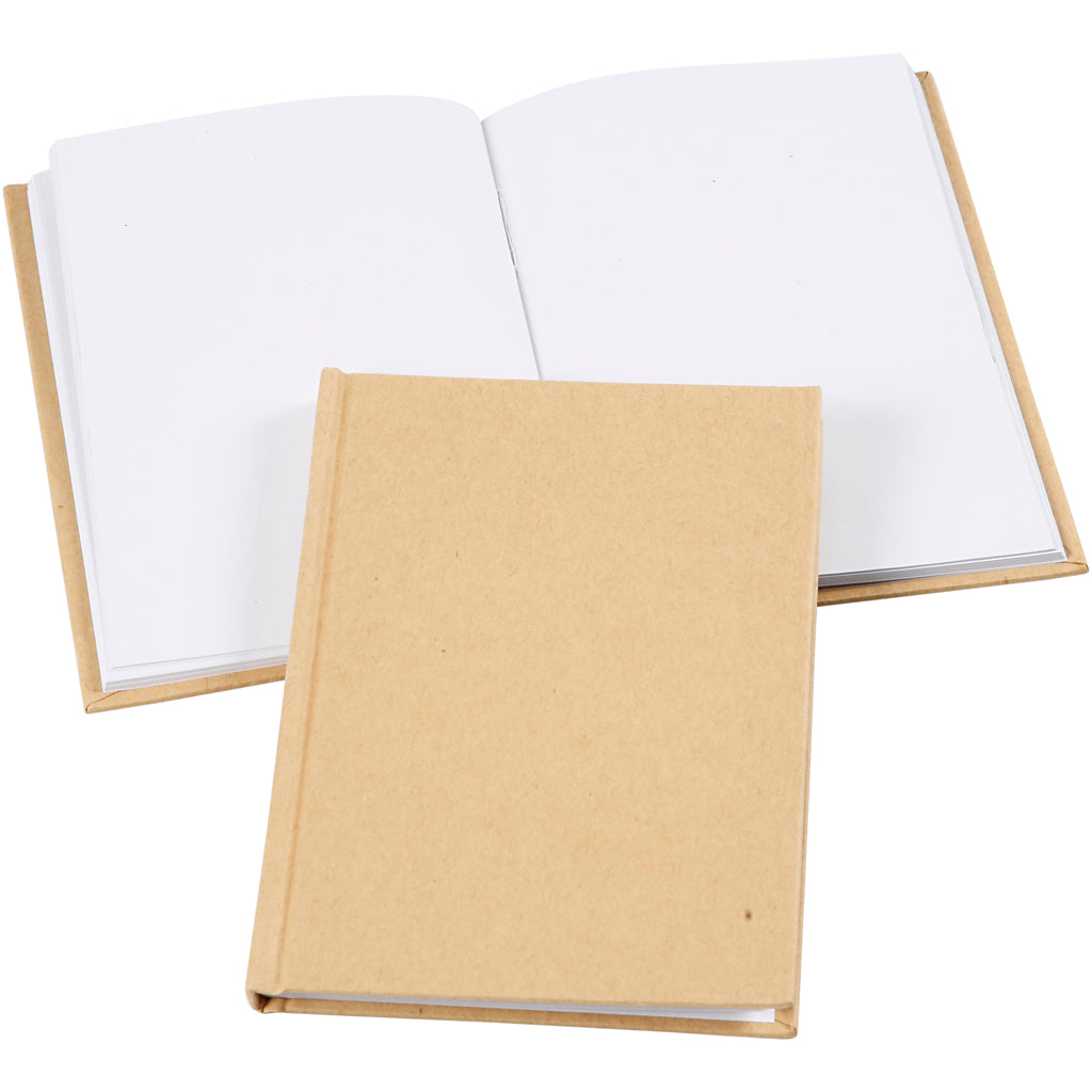 Sketchbook, A6, thickness 8 mm, 80 g, brown