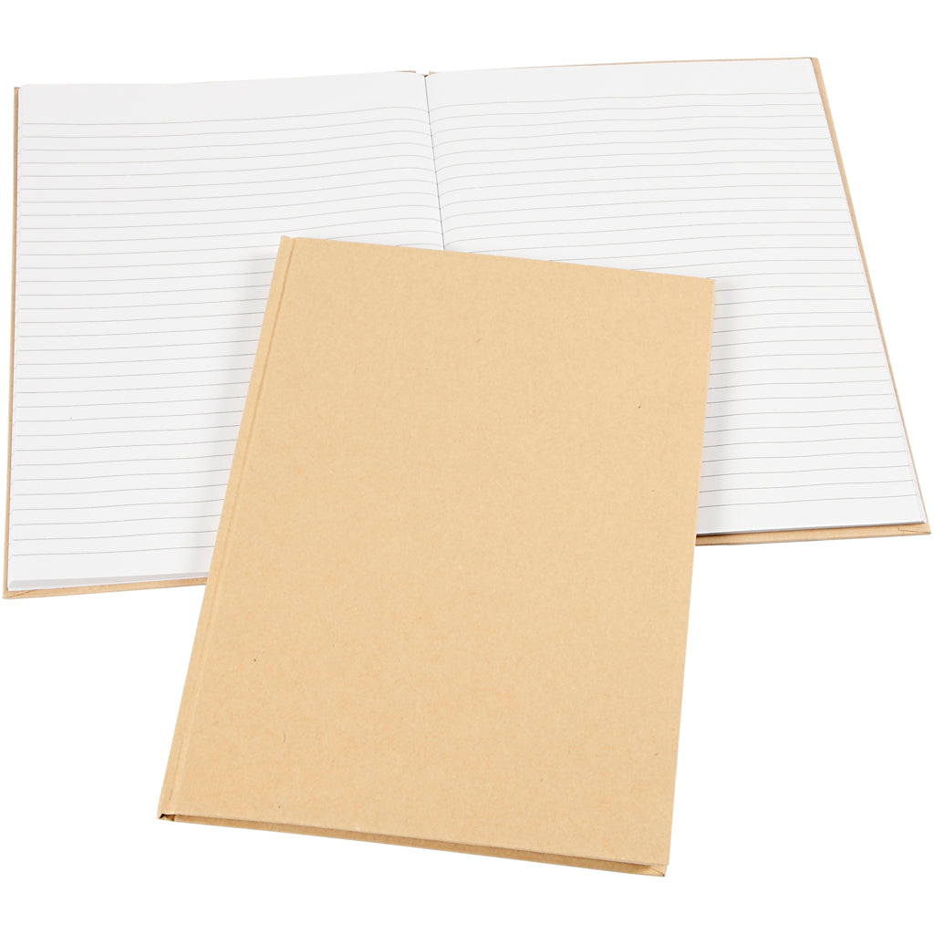Notebook, A4, sheet 210x297 mm, 60 g, brown