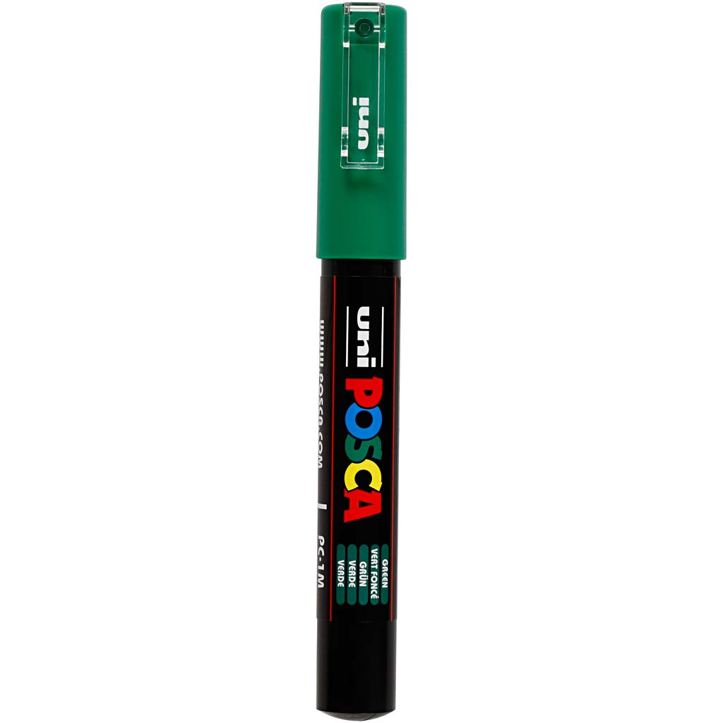Posca Marker, no. PC-1M, line 0,7 mm, extra-fine, green