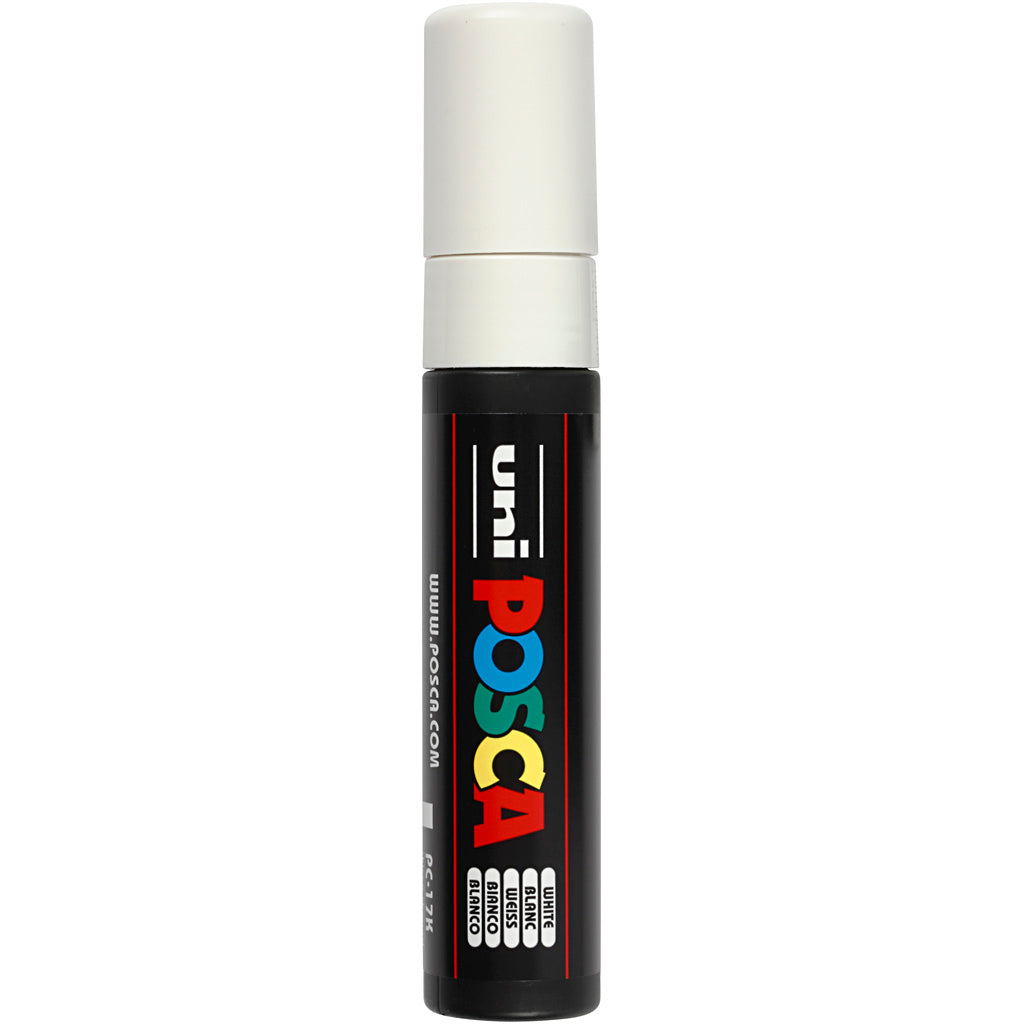 Posca Marker, no. PC-17K, line 15 mm, extra broad, white