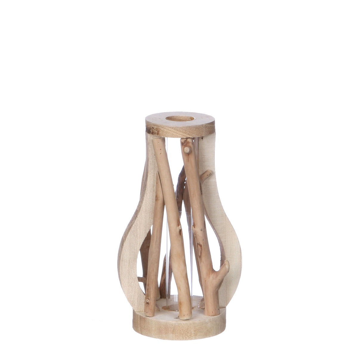 Test tube with stand of driftwood small (1 pcs.)