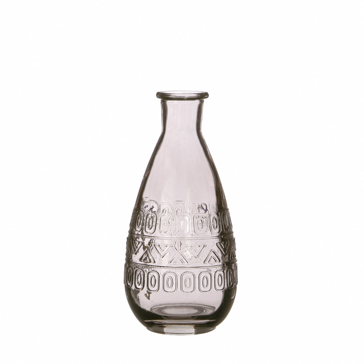 Flower vase Rome Ø7.5cm and 16cm high Grey (12 pcs.)