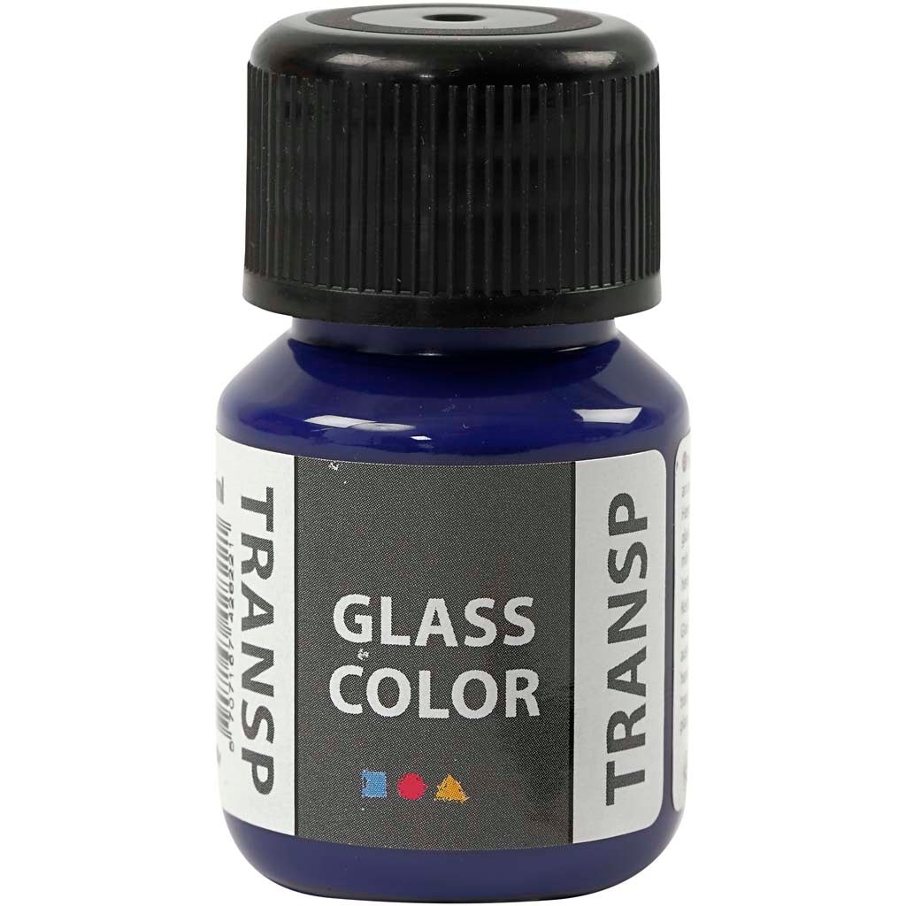 Glass Color Transparent, brilliant blue, 30 ml/ 1 bottle