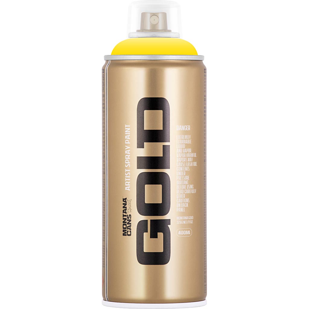 Spray Paint, yellow, 400 ml/ 1 tub