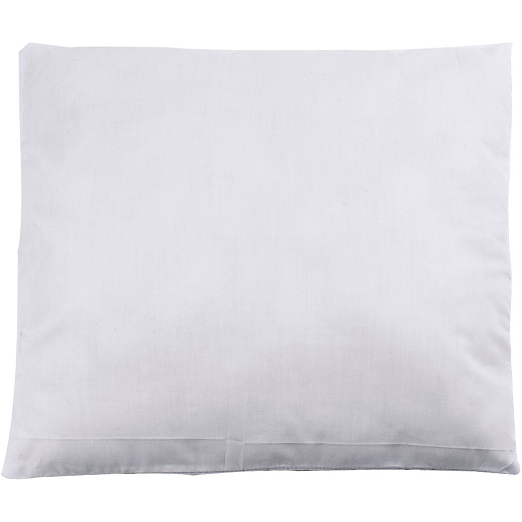 Stuffed Pillow, size 40x40 cm, white