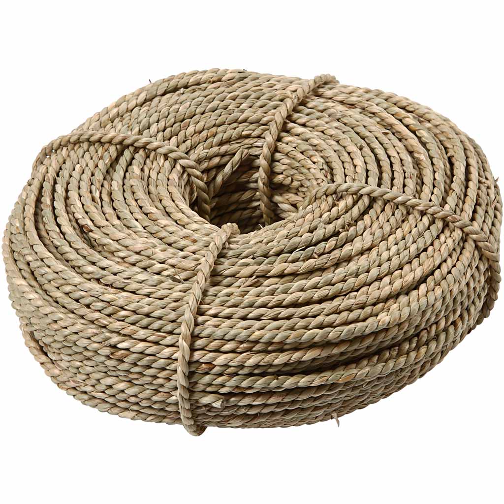 Sea grass, thickness 2,8-3 mm, ca. 110 m, beige, 500 g/ 1 bundle