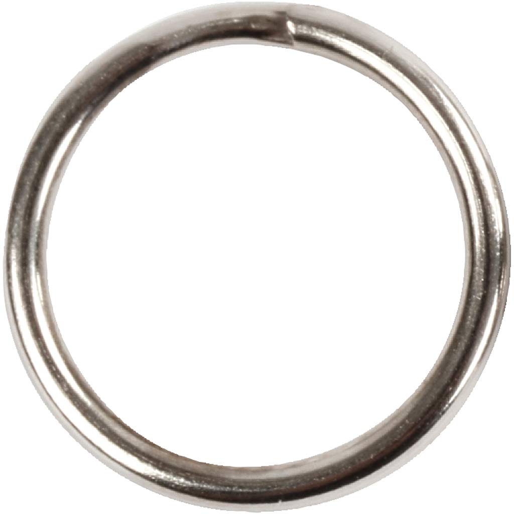 Key rings, dia. 12 mm, 10 pc