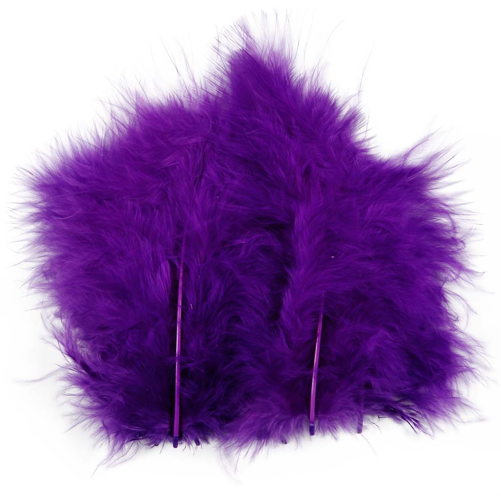 Down, size 5-12 cm, purple, 15 pc