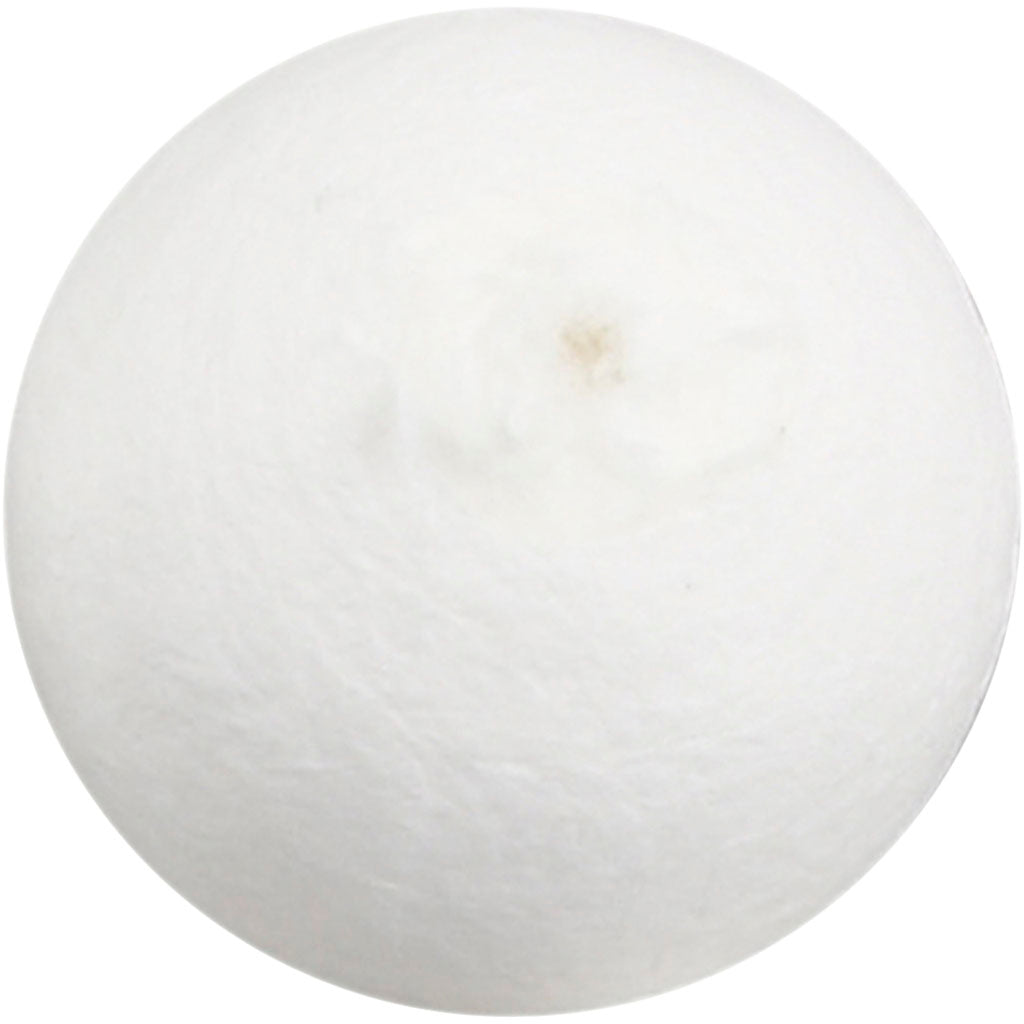Compressed Cotton Balls, dia. 40 mm, white, 100 pc