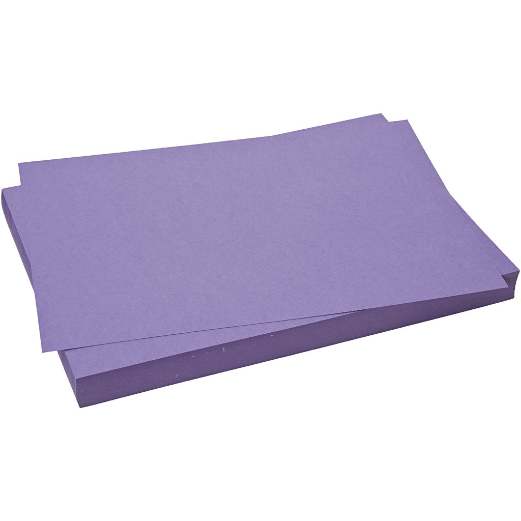 Card, sheet 50x70 cm, 270 g, purple, 10 sheet