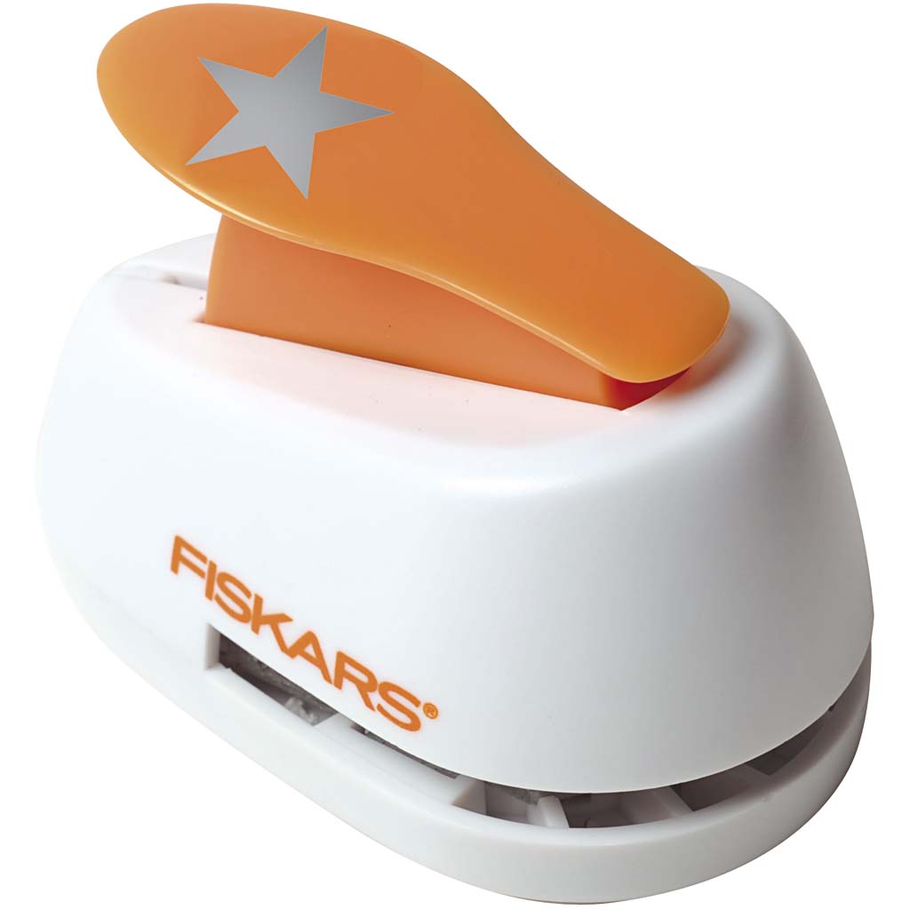 Fiskars Lever Punch, star, dia. 25 mm, size M