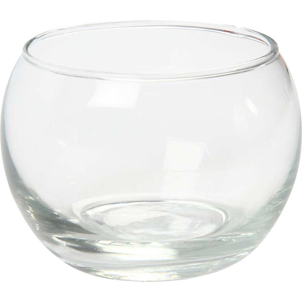 Tea Light Candle Holder, H: 7 cm, dia. 8 cm, 12 pc