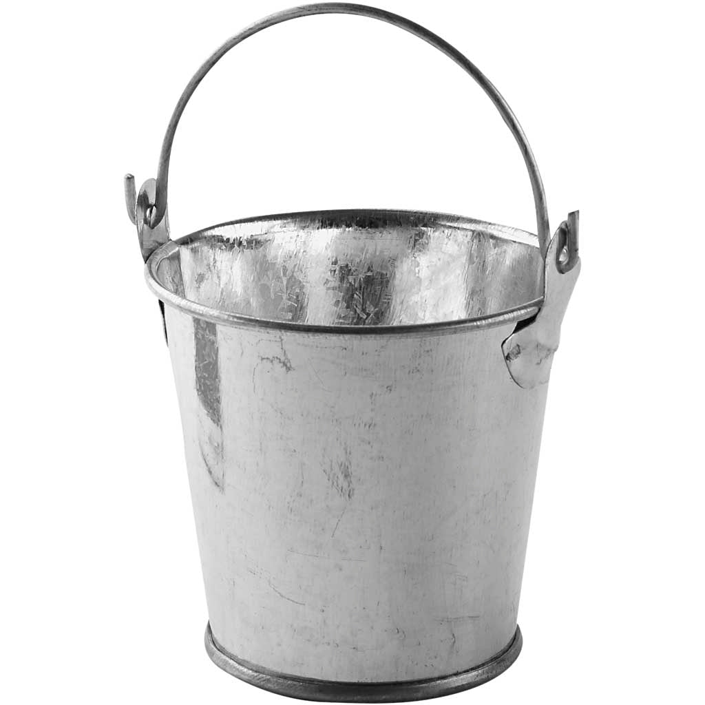 Mini Buckets, H: 50 mm, dia. 55 mm, 6 pc