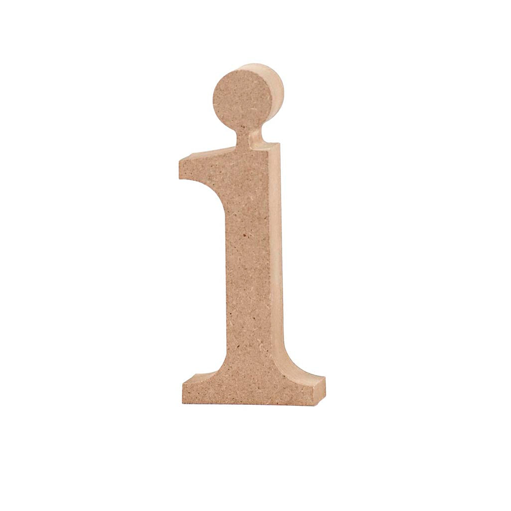 Letter, i, H: 10,5 cm, thickness 2 cm