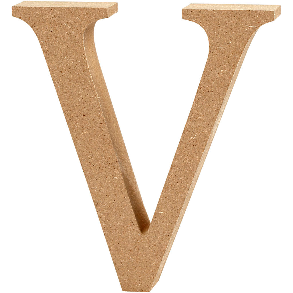 Letter, V, H: 8 cm, thickness 1,5 cm