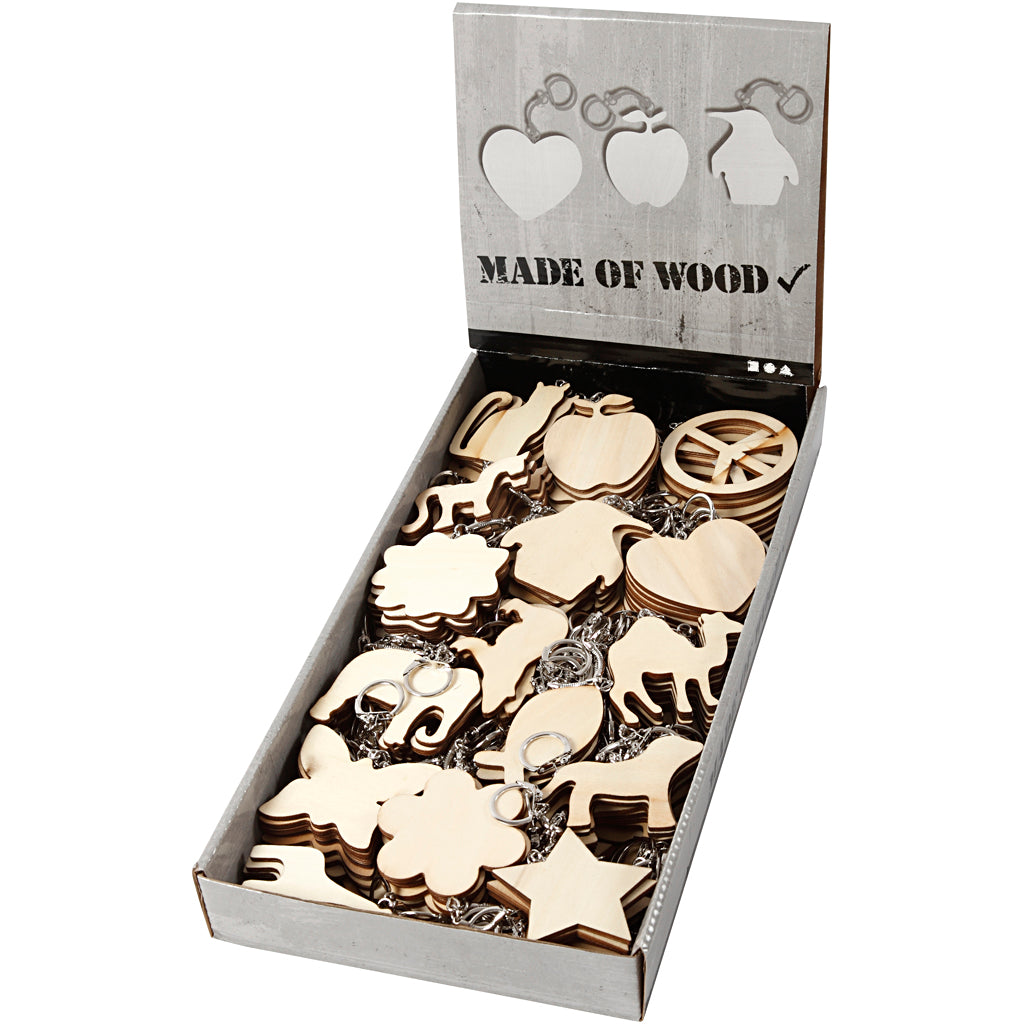 Keyhanger, size 7x7 cm, thickness 3 mm, 128 pc