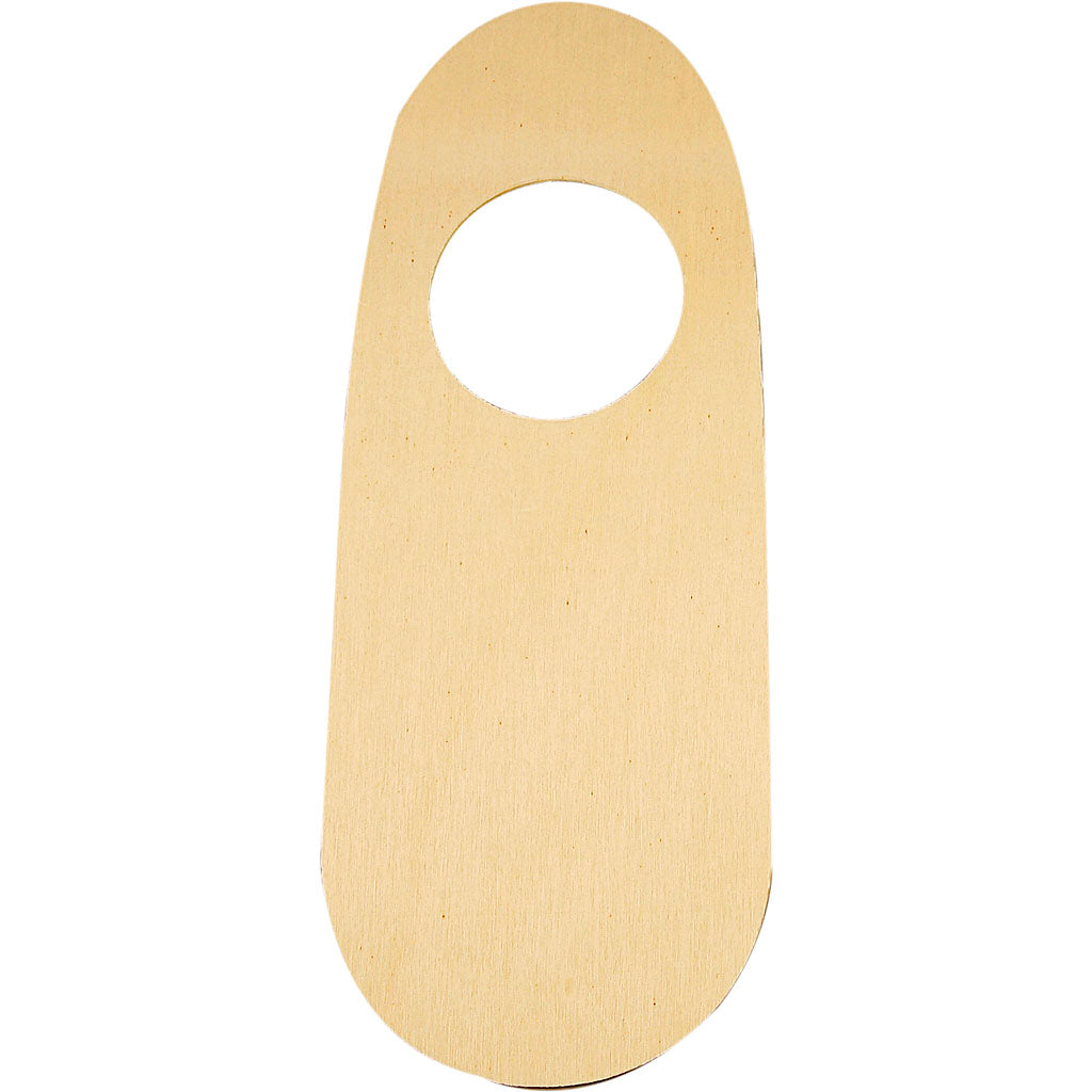 Door Sign with hole, size 10x25 cm, 10 pc