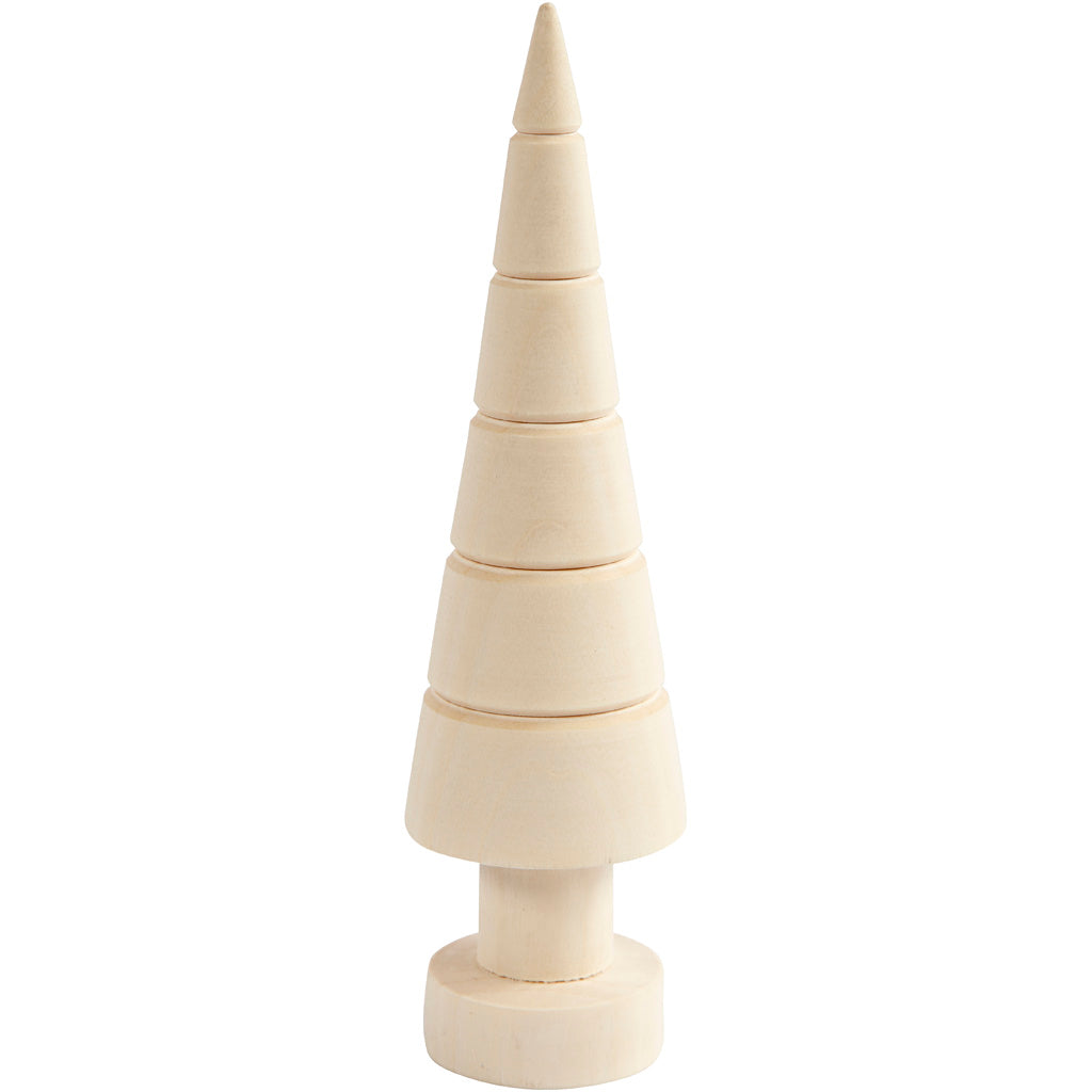 Christmas trees, H: 18 cm, Dia. 5 cm