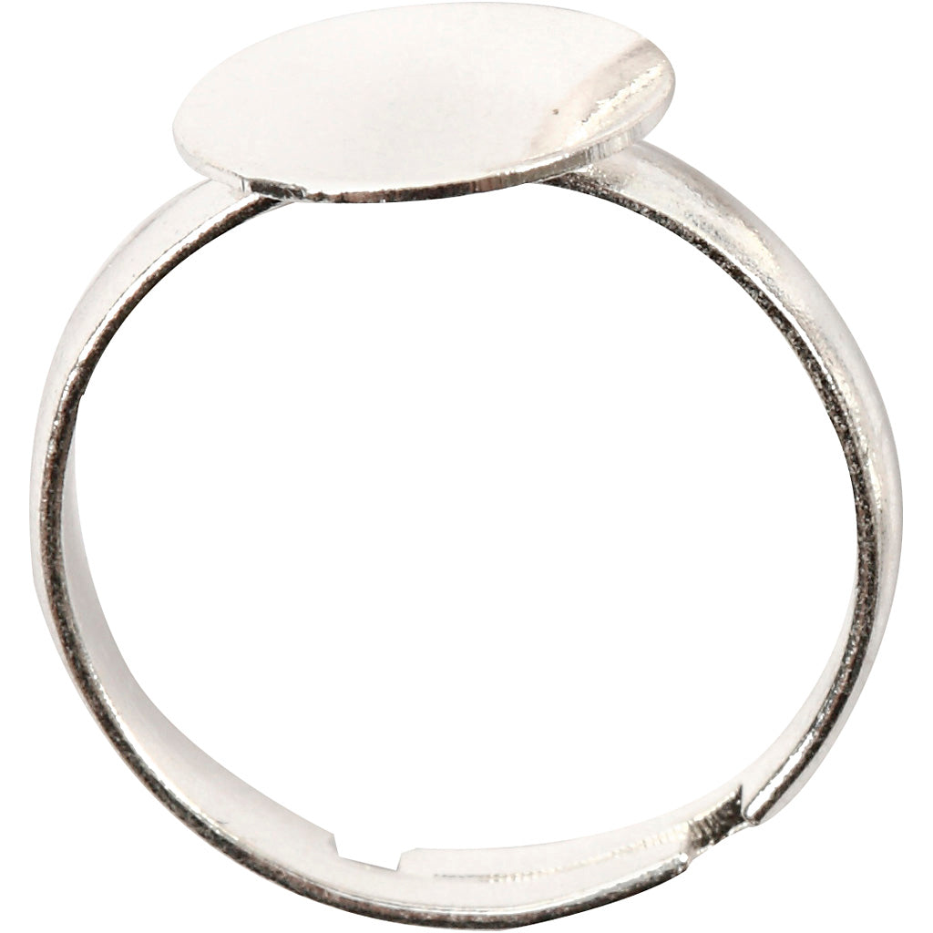 Finger Ring, silver-plated