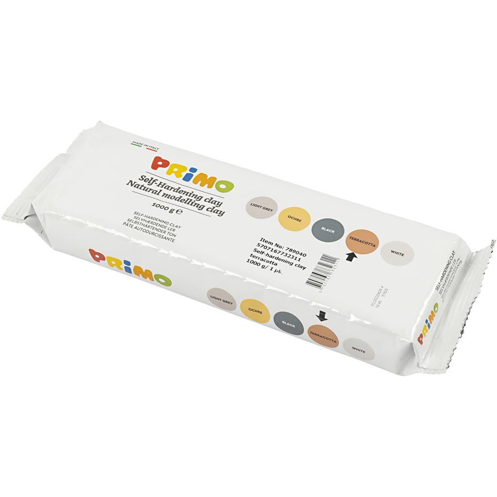 Self-Hardening Clay, terracotta, 1000 g