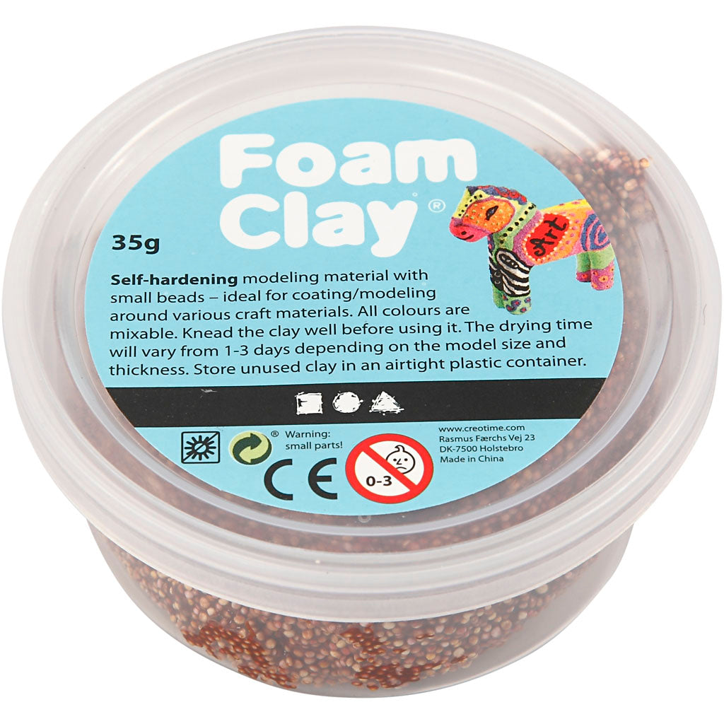 Foam Clay®, brown, 35 g/ 1 tub