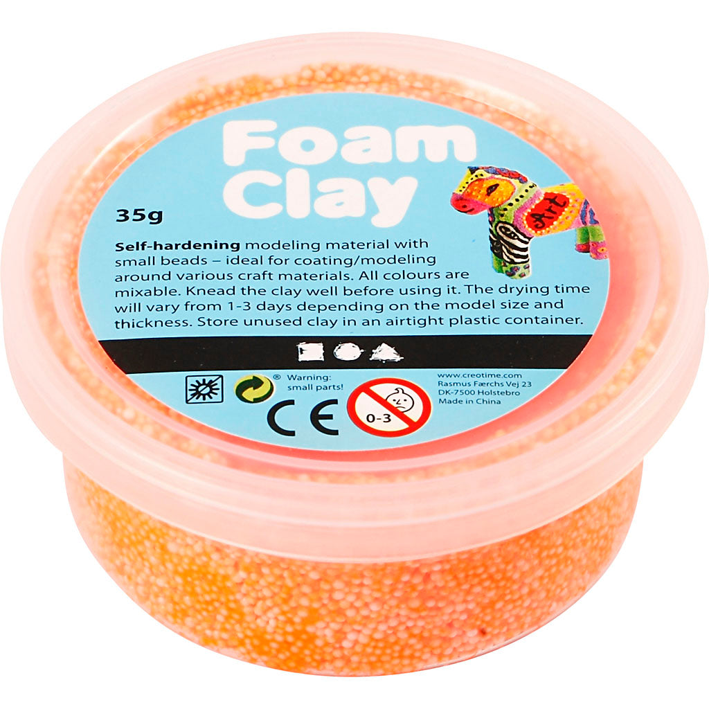 Foam Clay®, neon orange, 35 g/ 1 tub