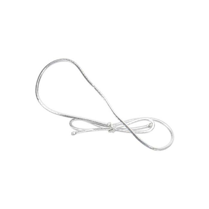 Decorative Loops Metallic Silver 20cm