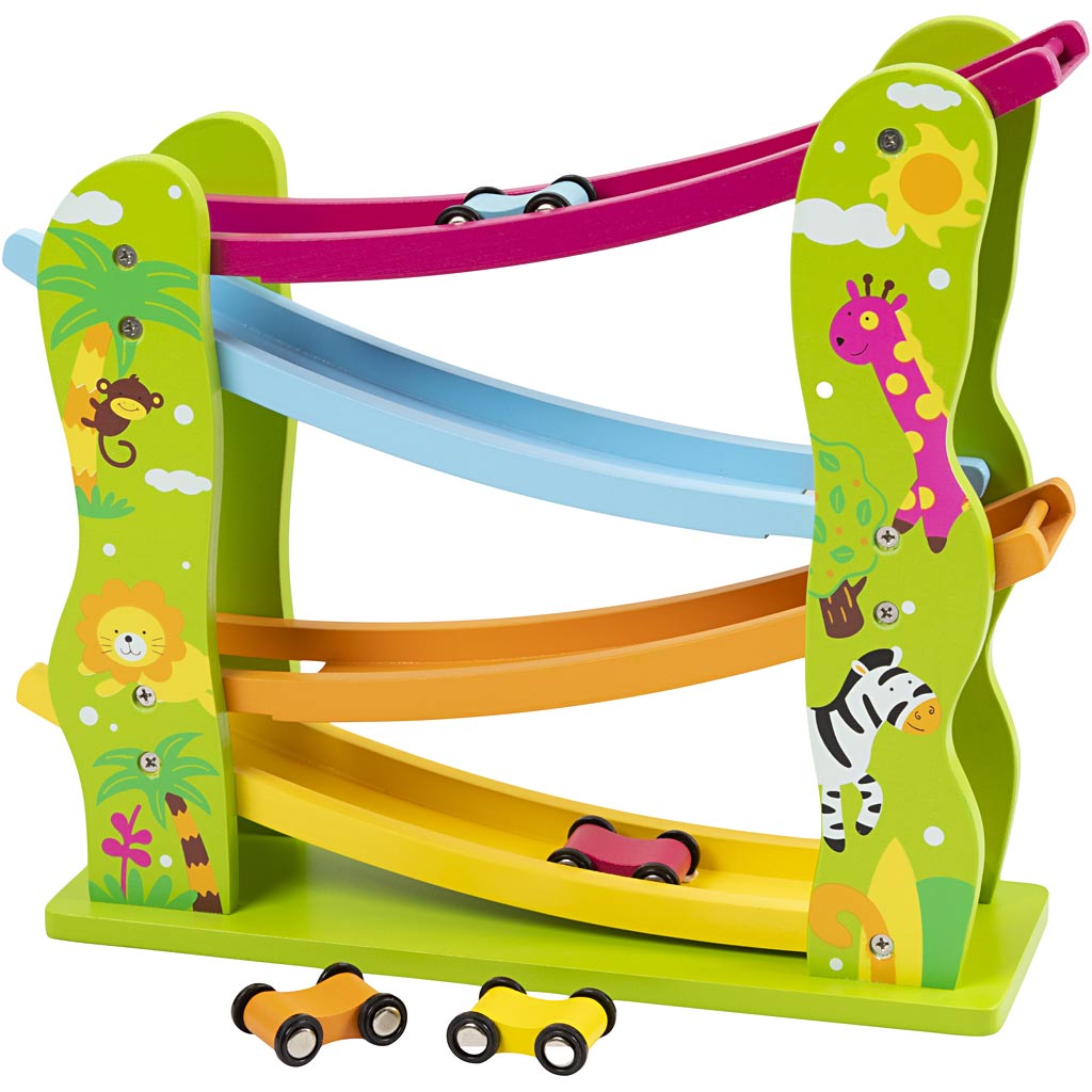 VIGA road for toy cars, size 37x35x10 cm