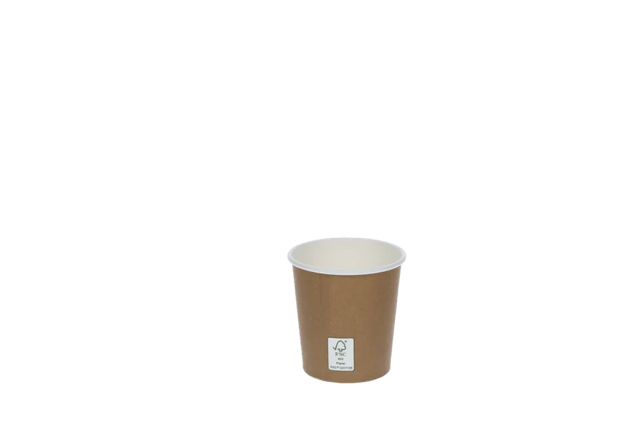 Coffee Cup 120cc 4oz Ø6,3cm kraft Brown FSC®Mix (1.000 pcs)