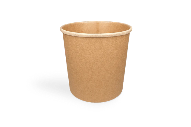 Soup cup Carton 750ml Ø11,8cm 26oz kraft (500 pcs)