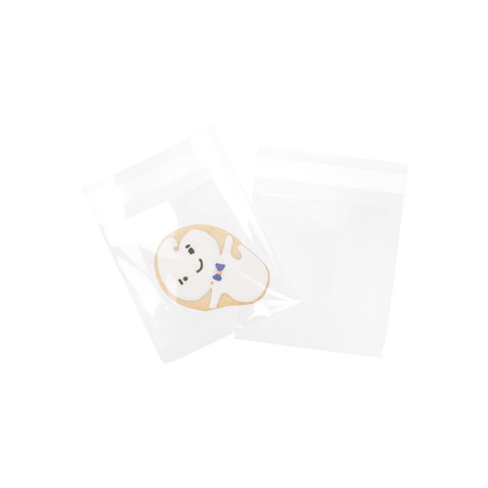 Plastic Bags 11.9x11.7cm Transparent Peel and Seal