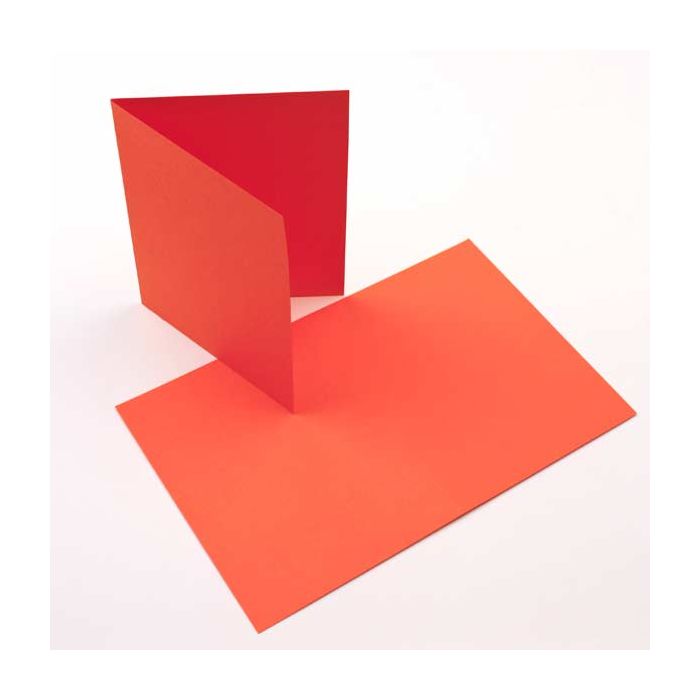 Cards Orange 17.8x12.4cm