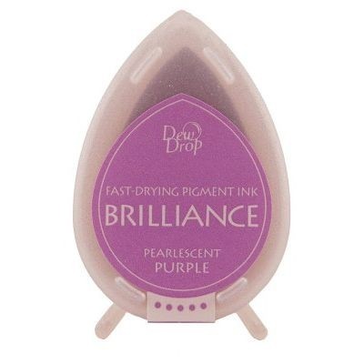 Ink Pads Brilliance Dew drops Pearlescent Purple (1 pc)