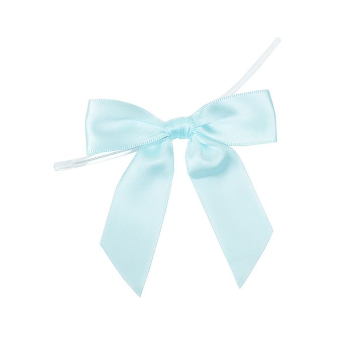 Bows Pre-tied 8,9 cm Light Blue