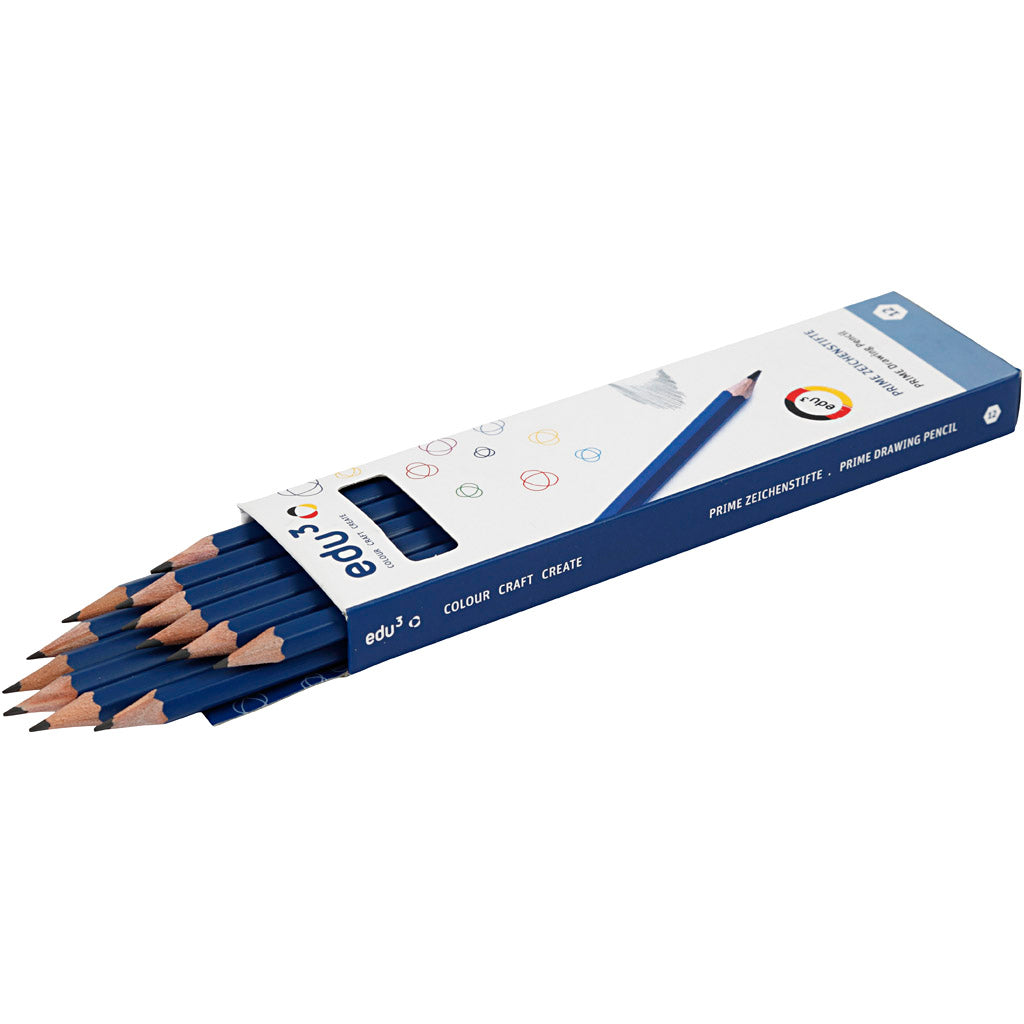 edu Drawing Pencil, H, 12 pc