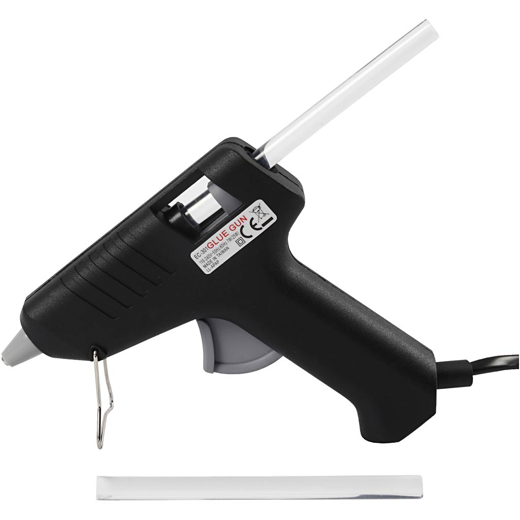 Mini Glue Gun, 130 °C - Low Temperature, ca. 150 cm cord, EU