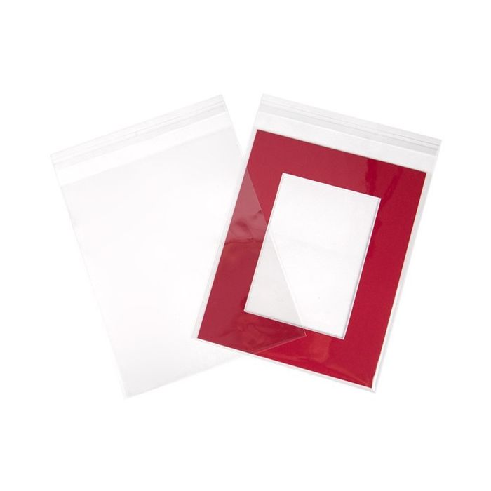Plastic Bags 21.4x26cm Transparent Peel and Seal(250 pieces)
