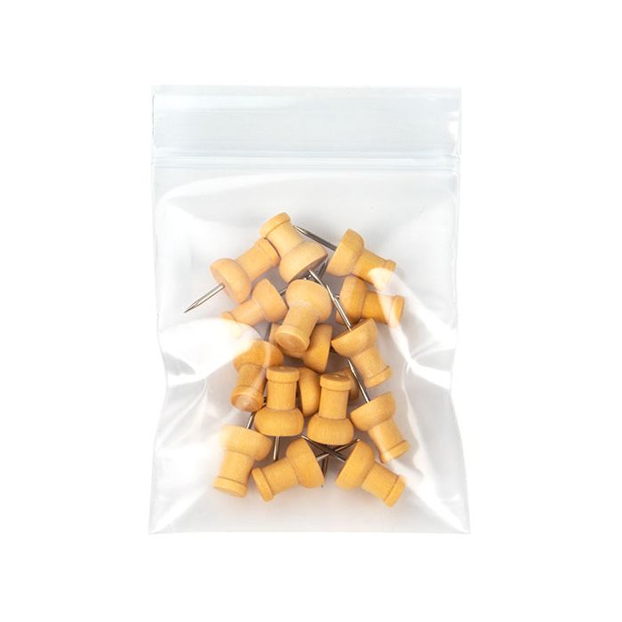 Grip Seal Bags 6.5x7.5cm PE 100 micron